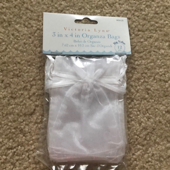 Organza favor bags white - Picture 1 of 2